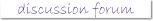 discussion forum
