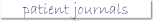 patient journals